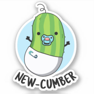 New-cumber Funny Veggie Cucumber Pun 