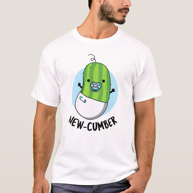 New-cumber Funny Veggie Cucumber Pun  T-Shirt (Front)
