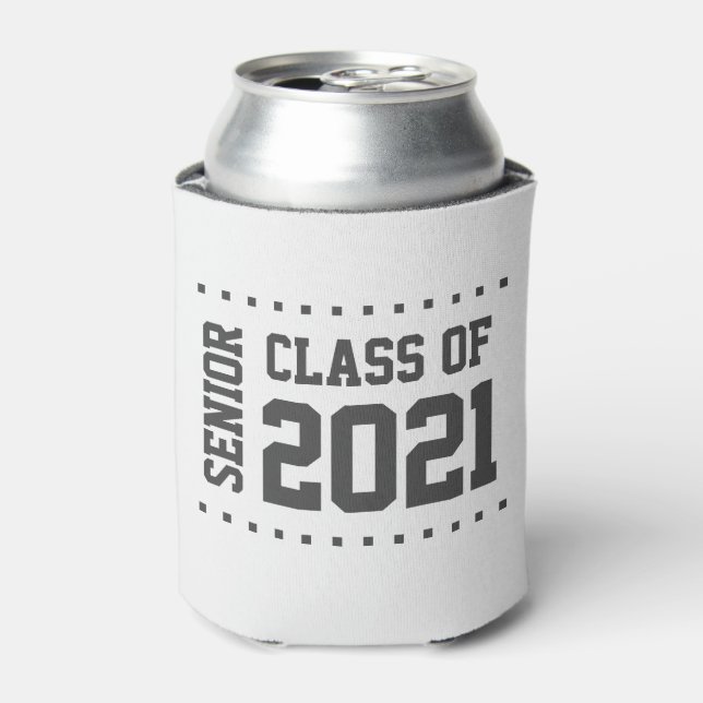 New Customisable Class of 2021 Graduation Can Cool Can Cooler (Can Front)