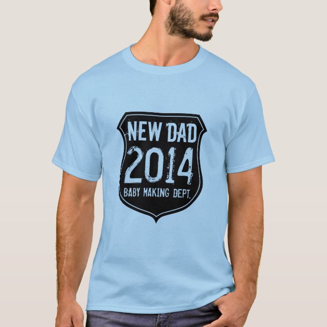 New Dad 20XX t shirt for father of newborn baby (Front)