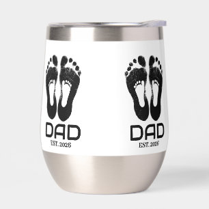 New Dad Baby Footprints Established Date