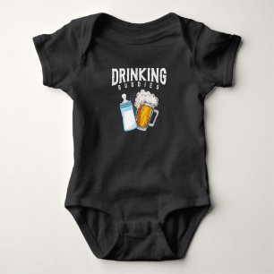 New Dad Beer and Milk Joke Baby Bodysuit