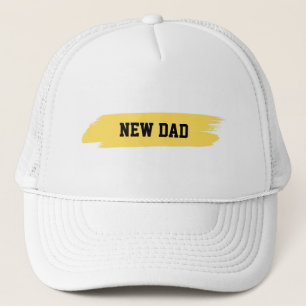 "New Dad" Cap, Cute Trucker Hat