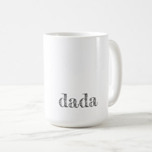 New Dad DADA Modern Typography Fathers Day Joy Coffee Mug