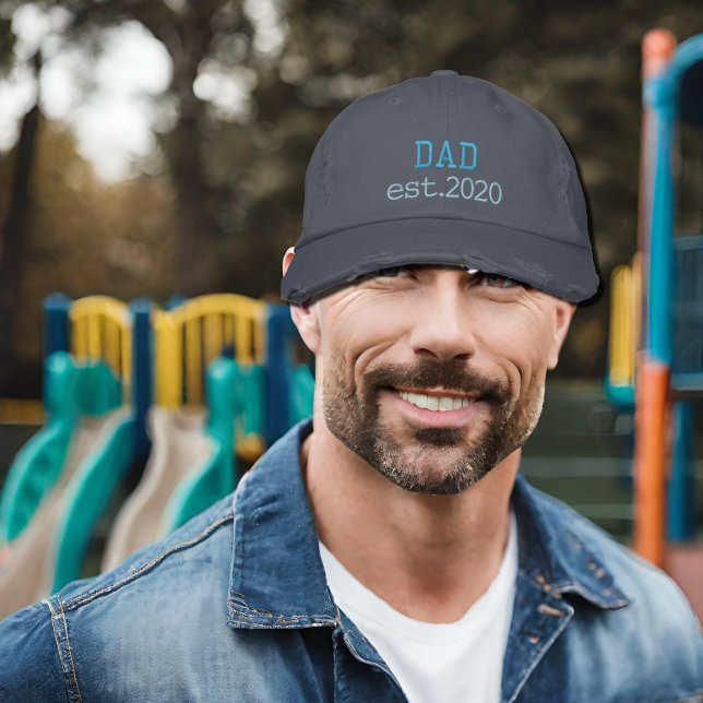 NEW DAD - est.2020 Embroidered Hat (Creator Uploaded)