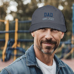 NEW DAD - est.2022 Embroidered Baseball Cap<br><div class="desc">Embroidered  hat designed for those  DADS  who start their parenting  life in 2022 .  Funny text design about family relations by lumirala .</div>