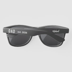 New Dad - est.2026 - personalised blue Sunglasses