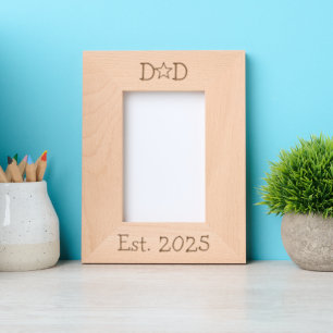 New Dad Etched Frames