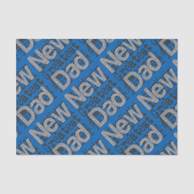 New Dad Extraordinaire Tissue Paper (Front)