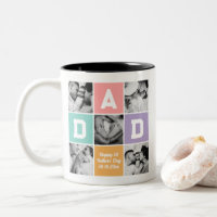 New Dad First Father's Day Family Photo Grid