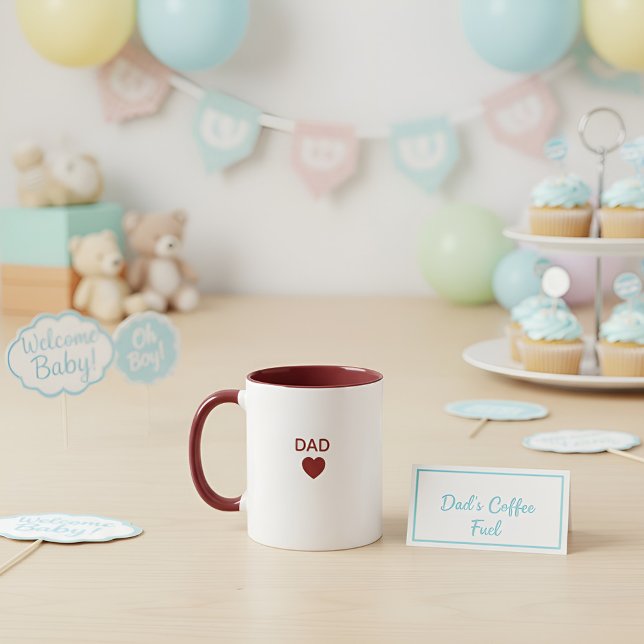 New Dad Gift Est 2026 Expecting Father Coffee  Mug (Creator Uploaded)
