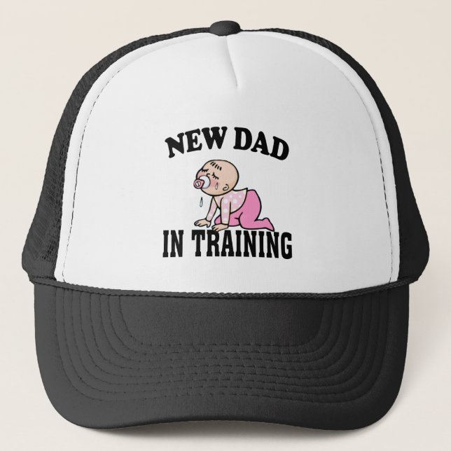 New Dad Girl Trucker Hat (Front)