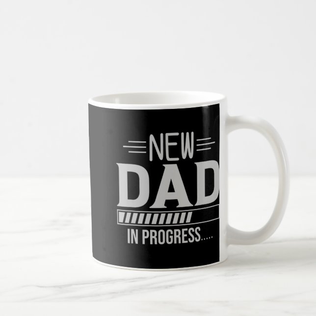 New Dad In Progress Expectant Fathers  Coffee Mug (Right)
