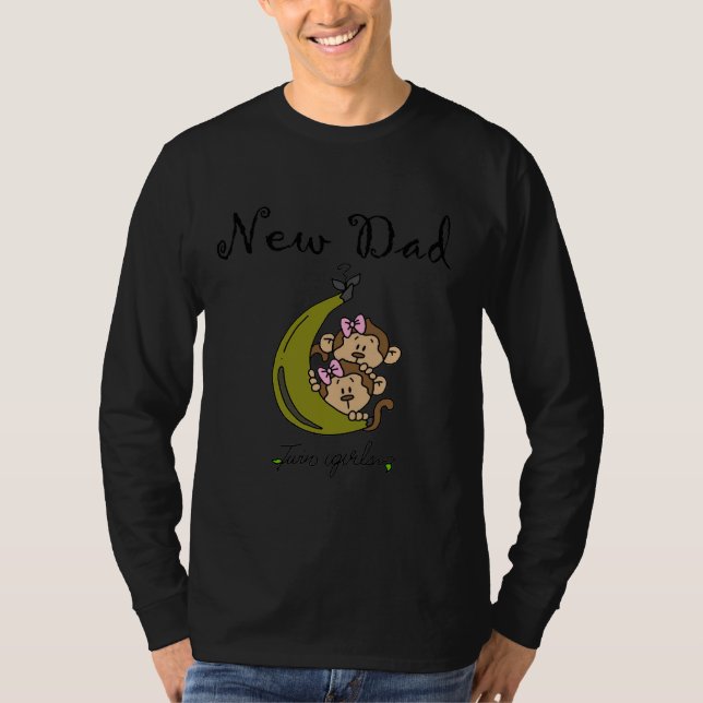 New Dad of Twin Girls Tshirts and Gifts (Front)