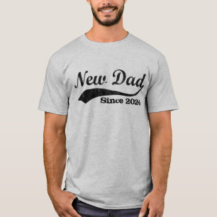 New Dad Personalised Year T-Shirt