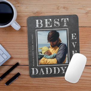 New dad photo personalised First Fathers Day Mouse Pad
