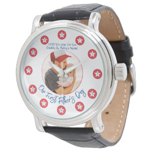 New Dad Picture Unique Keepsake First Fathers Day Watch