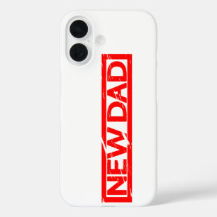 New Dad Stamp iPhone 16 Case