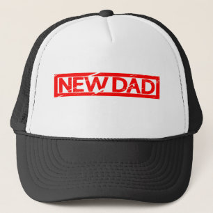 New Dad Stamp Trucker Hat