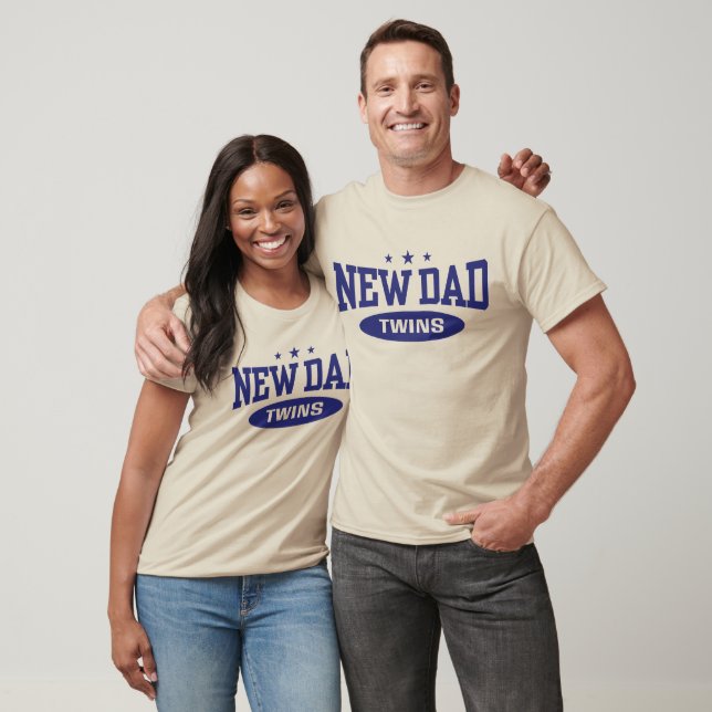 New Dad Twins T-Shirt (Unisex)