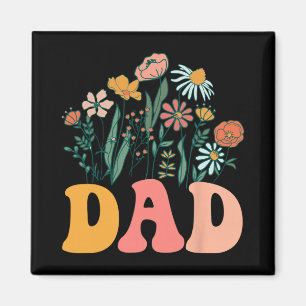 New Dad Wildflower First Birthday &amp; Baby Showe Magnet