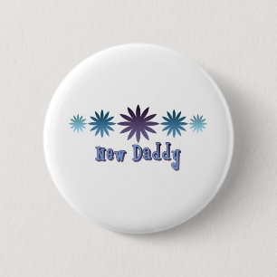 New Daddy 6 Cm Round Badge