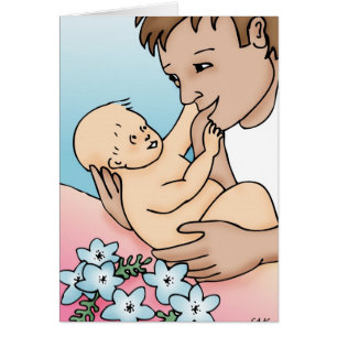 New Daddy and Baby