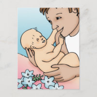 New Daddy and Baby