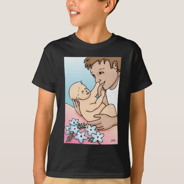 New Daddy and Baby T-Shirt (Front)