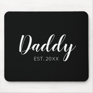 New Daddy Established 2022 Mouse Pad