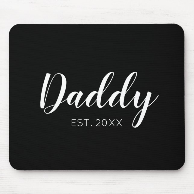 New Daddy Established 2024 Mouse Pad (Front)