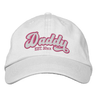New Daddy Established Personalized Embroidered Hat
