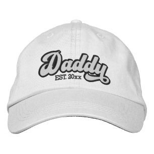 New Daddy Established Personalized Embroidered Hat