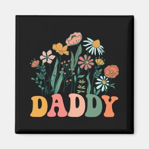 New Daddy Wildflower First Birthday &amp; Baby Sho Magnet