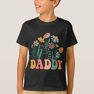 New Daddy Wildflower First Birthday &amp; Baby Sho T-Shirt
