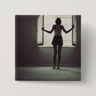 New Day 15 Cm Square Badge