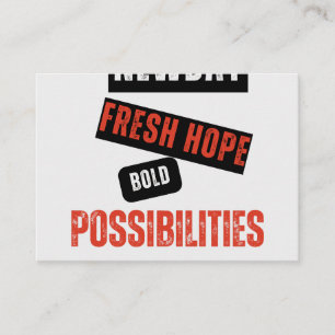 New Day. Fresh Hope. Bold Possibilities. – Inspira Business Card