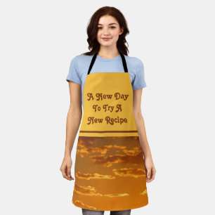 New Day New Recipe Sunrise Kitchen Experiment Chef Apron