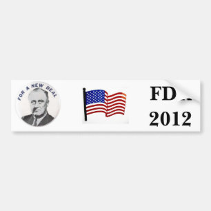 New Deal 2012 Bumper Sticker