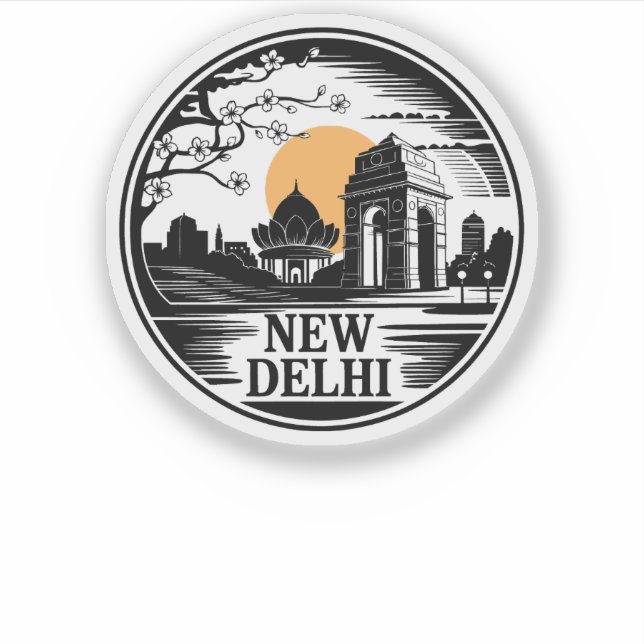 New Delhi City India (Front)
