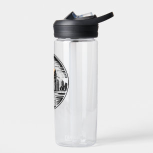 New Delhi City India Water Bottle