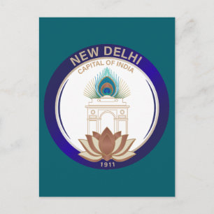 New Delhi India Postcard