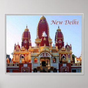 New Delhi - Laxminarayan Temple - Poster