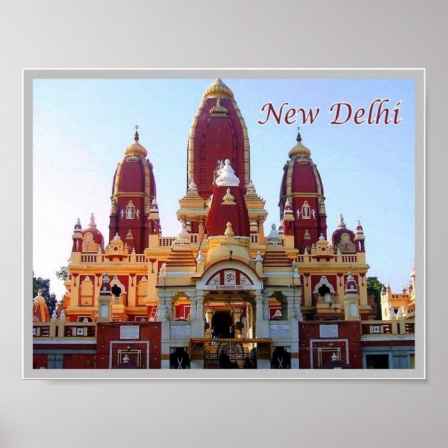 New Delhi - Laxminarayan Temple - Poster (Front)