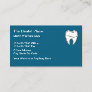 New Dentist Office Modern Business Cards