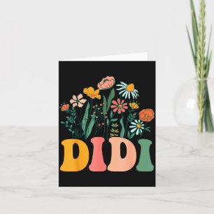New Didi Wildflower First Birthday & Baby Show Card