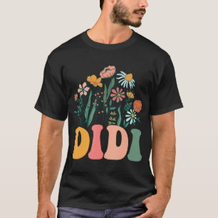 New Didi Wildflower First Birthday  Baby Shower  T-Shirt