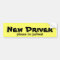 New Driver Be Patient Bumper Sticker