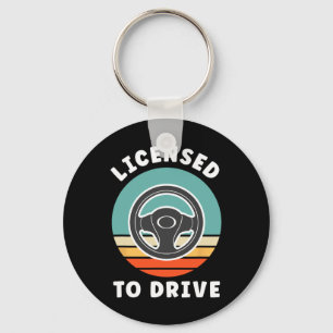 New Driver Driver's Permit Celebration Teen Driver Key Ring
