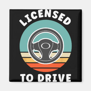 New Driver Driver's Permit Celebration Teen Driver Magnet